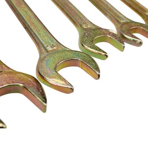 Ключ Rexant 12-5843-2 Набор ключей рожковых (6х7-16х17 мм), 6 шт., желтый цинк