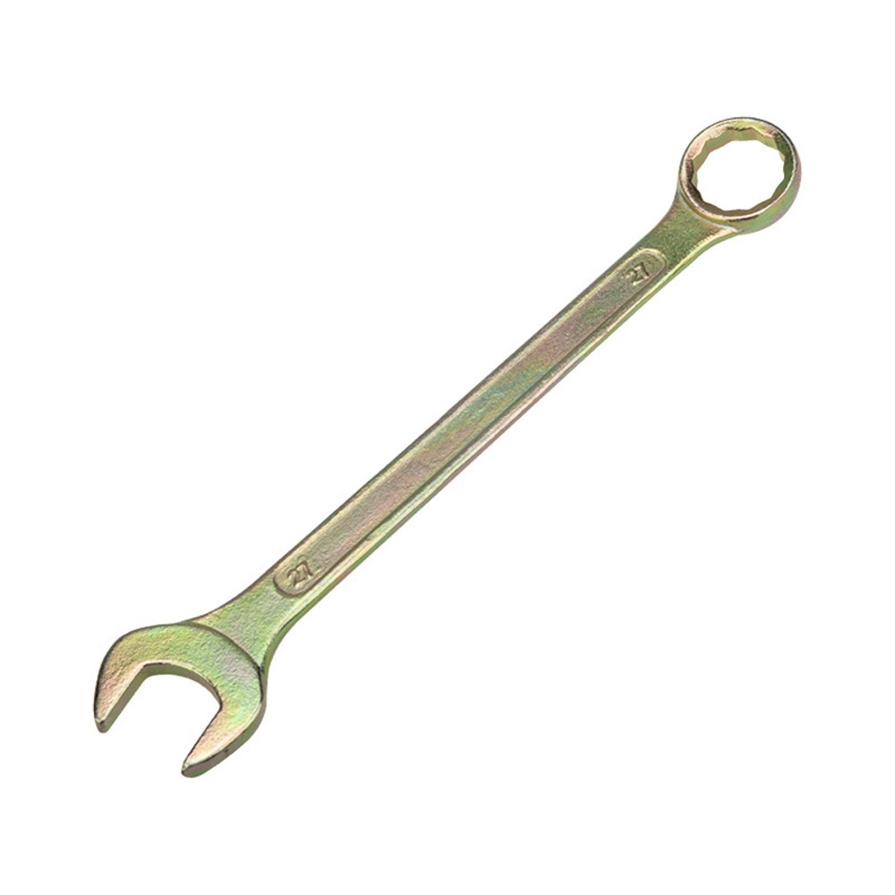 Ключ Rexant 12-5813-2 Ключ комбинированный 19 мм, желтый цинк