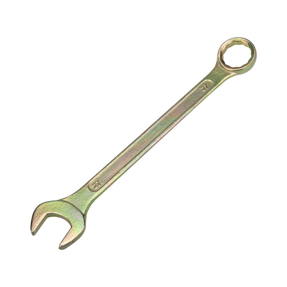 Ключ Rexant 12-5816-2 Ключ комбинированный 27 мм, желтый цинк