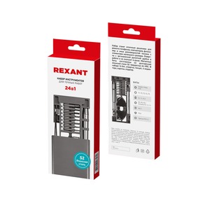 Набор отверток для точных работ Rexant 12-4754 XA-04, 24 предмета