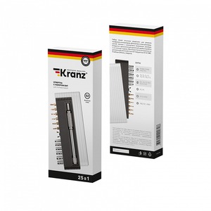 Набор отверток для точных работ Kranz KR-12-4751 RA-01 25 предметов