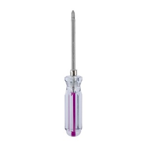 Отвертка Rexant 12-4742 Отвертка  комбинированная, прозрачная рукоятка, двухсторонний стержень 120 мм