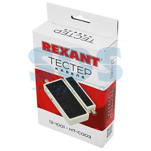 Тестер Кабеля RJ-45 Rexant 12-1001 Тестер Кабеля RJ-45 + BNC (1 штука)