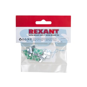 Площадка для кабеля Rexant 07-2420-10 металлические с клипсой (10 штук)