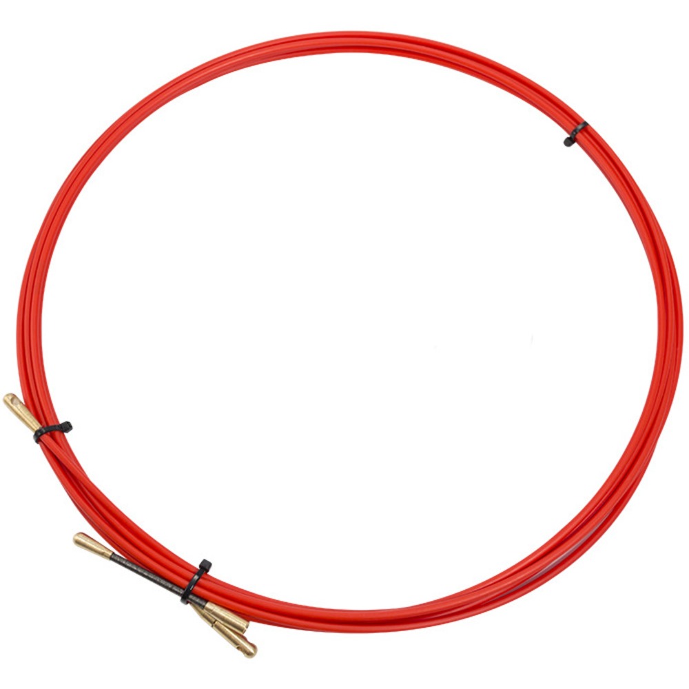 Протяжка кабельная Rexant 47-1030 стеклопруток, d=3,5мм, 30м КРАСНАЯ
