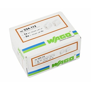 Соединитель кабеля WAGO 07-5112 Клемма для осветительного оборудования, 100 штук (серия 224-112)