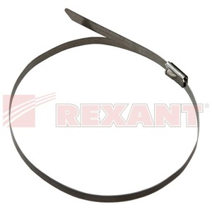 Хомут (кабельная стяжка) Rexant 07-0158 стальной 4.6 х 152мм (50 штук)