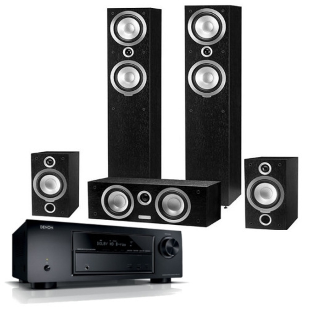 Домашний кинотеатр Tannoy Mercury V 5.0 dark walnut+Denon AVR-1713