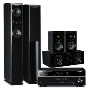 Домашний кинотеатр Wharfedale Obsidian 600 + Yamaha RX-V473