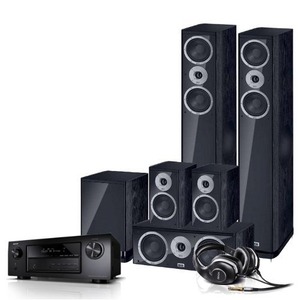 Комплект акустических систем HECO Music Style 5.1 + Denon AVR-2113 + Denon AH-D600