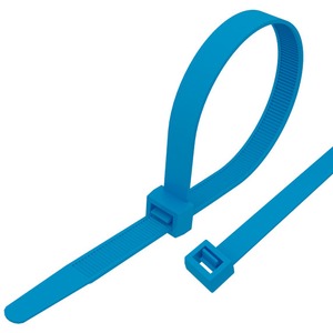 Хомут нейлоновый (кабельная стяжка) Rexant 07-0155-25 синий 150 х 3.0 мм (25 штук)