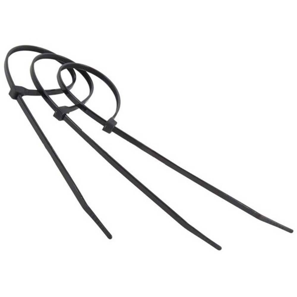 Хомут нейлоновый (кабельная стяжка) Rexant 07-0151-25 черный 150 х 2.5 мм (25 штук)