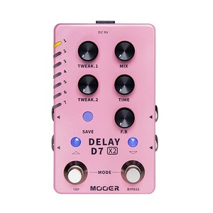 Педаль дилей MOOER D7 Delay X2