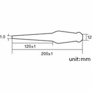 Пинцет ProsKit 1PK-115T прямой удлиненный