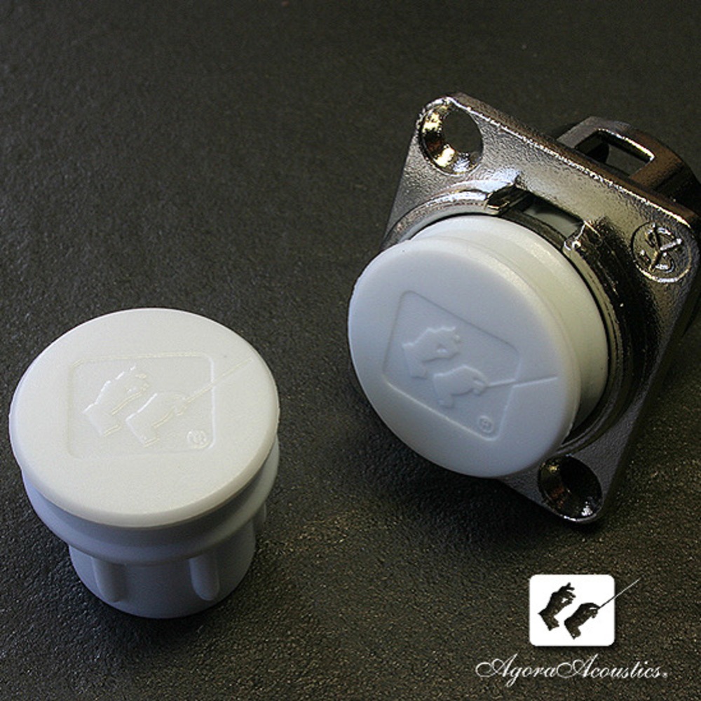 Заглушка для разъема Agora Acoustics PlugCare XLR Male White