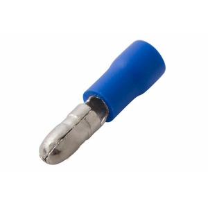 Разъем штекерный изолированный штекер Rexant 08-0521 4 мм 1.5-2.5 мм синий (100 штук)