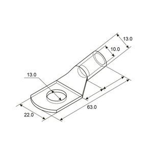 Наконечник Rexant 07-5321 ТМЛ 35–12–10 (35 мм -  12 мм) ГОСТ 7386-80 (в упак. 5 шт.)