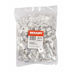 Наконечник кольцевой Rexant 08-2118 НК, 8.4 мм, 50 мм, ТМЛ (DIN) 50-8, 100шт