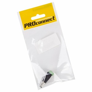 Разъем питание на кабель PROconnect 14-0314-4-7 2,1х5,5x10мм. с клеммной колодкой (1 штука)