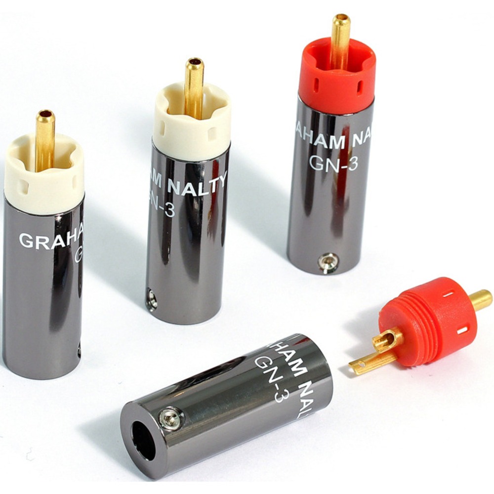 Разъем RCA (Комплект) Graham Nalty GN-3-G Gold Plated RCA Plugs