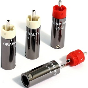 Разъем RCA (Комплект) Graham Nalty GN-4-R Rhodium Plated RCA Plugs