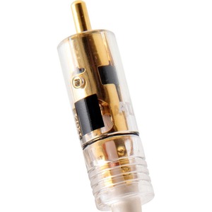 Разъем RCA (Папа) Atlas Cables Integra Element RCA Clear Plug Black