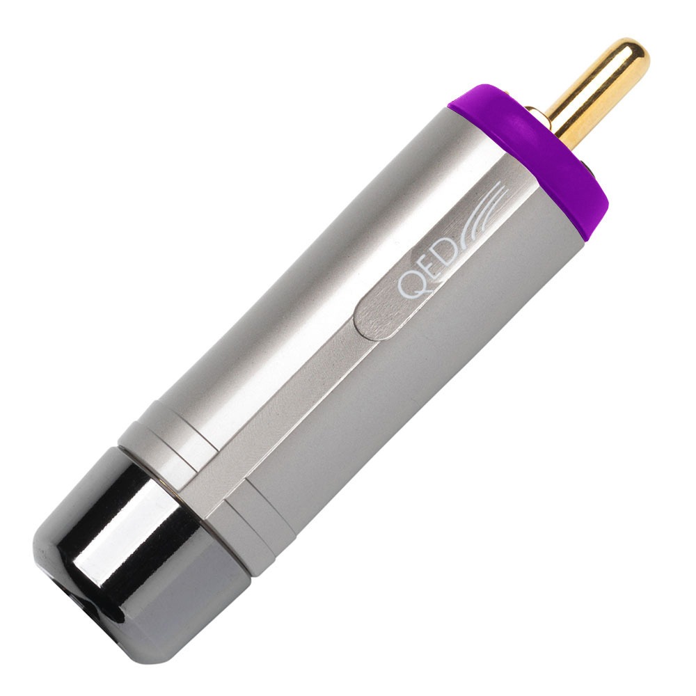 Разъем RCA (Папа) QED (QE3218) Reference Digiloc RCA Purple
