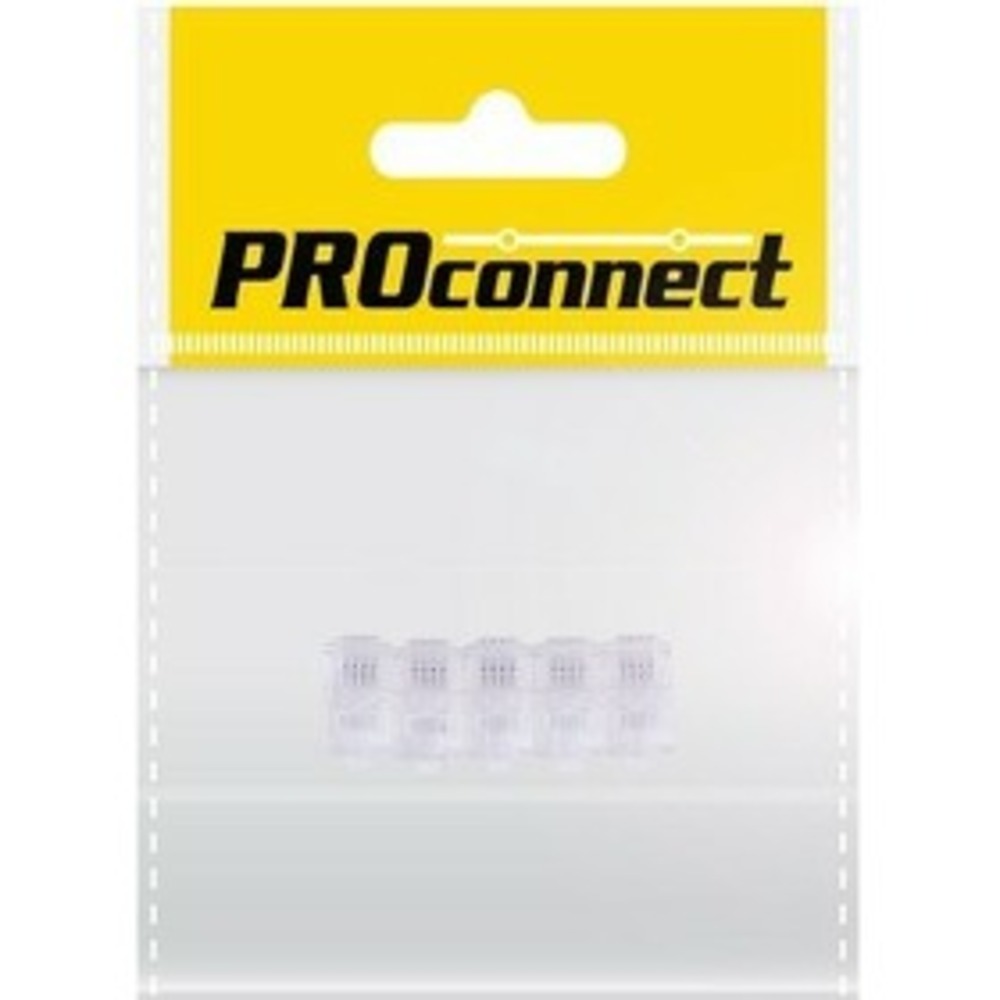 Разъем телефонный Rj-10 PROconnect 05-1001-9 4Р4С (5 штук)