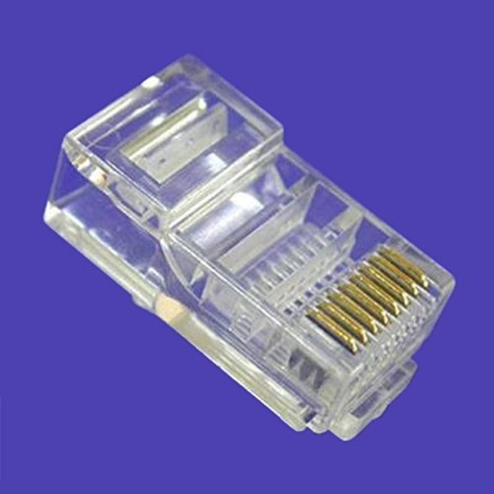 Разъем RJ-45 Hyperline PLUG-8P8C-U-C6 (1 шт)