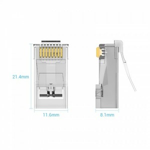 Разъем RJ45 Vention IDAR0-10 (10 шт)