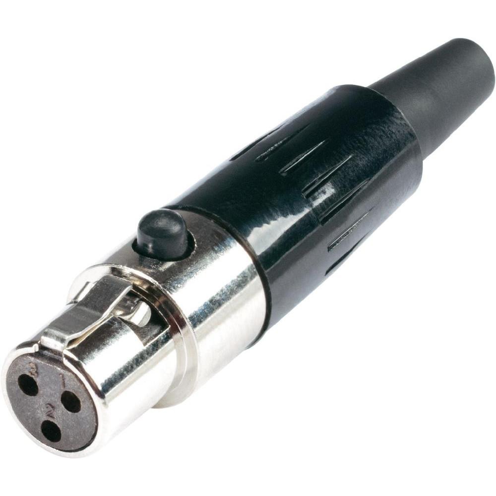 Разъем mini XLR (Mама) New Tide 92M-502(3P) Gold
