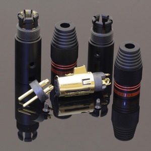 Разъем XLR (Комплект) Tchernov Cable XLR Plug Classic BG Red (2 штуки)