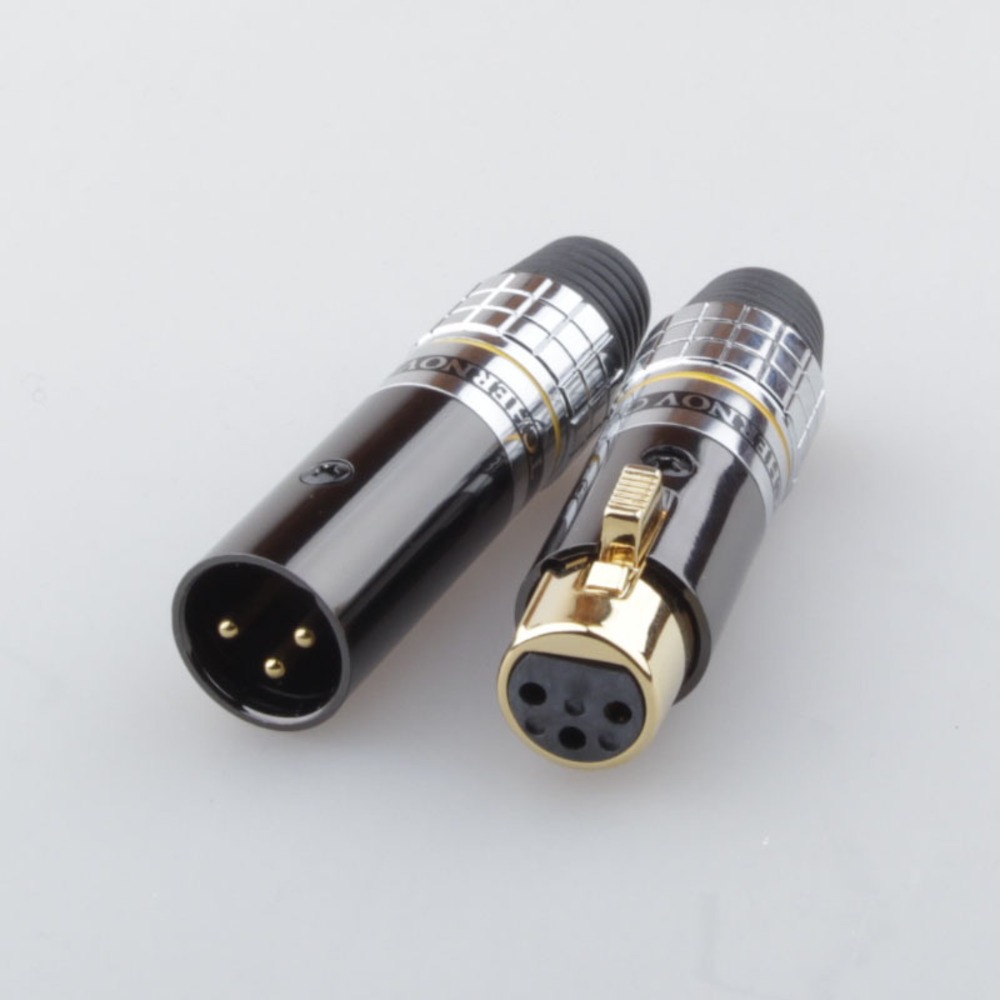 Разъем XLR (Комплект) Tchernov Cable XLR Plug Classic V2 Yellow (2 штуки)
