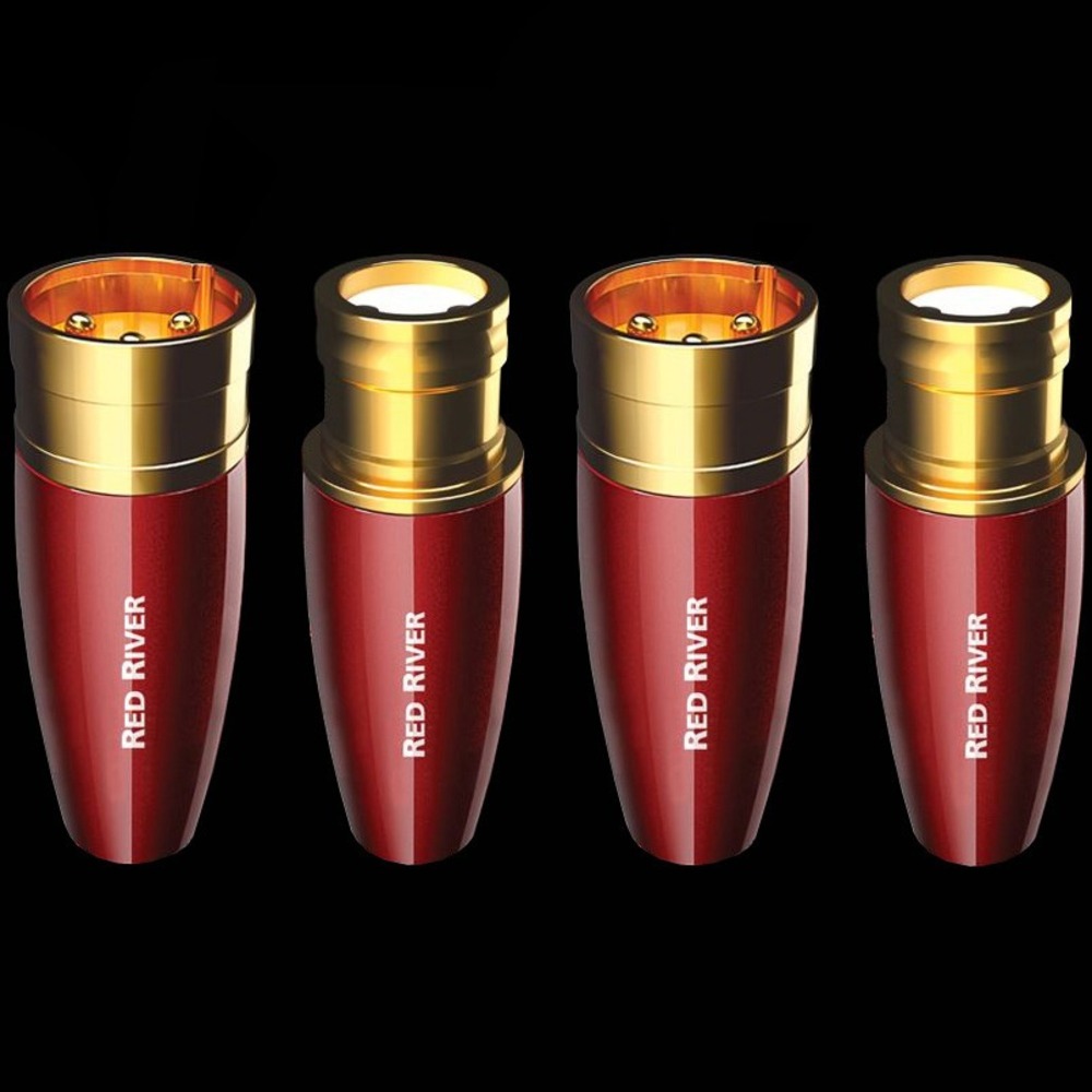 Разъем XLR (Комплект) Audioquest Red River XLR Field Connector (Set 4)