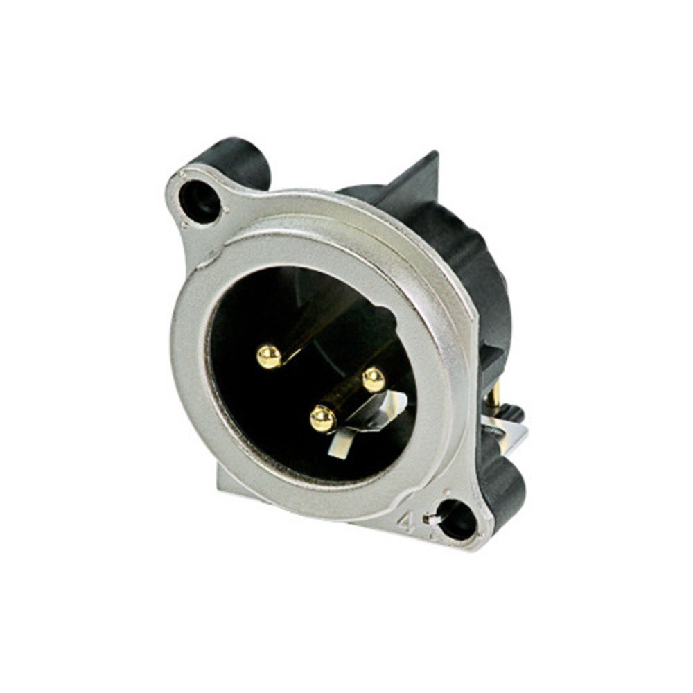 Терминал XLR (Папа) Neutrik NC3MBH-1