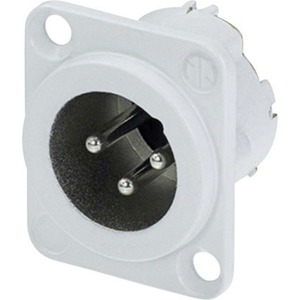 Терминал XLR (Папа) Neutrik NC3MD-LX-WT