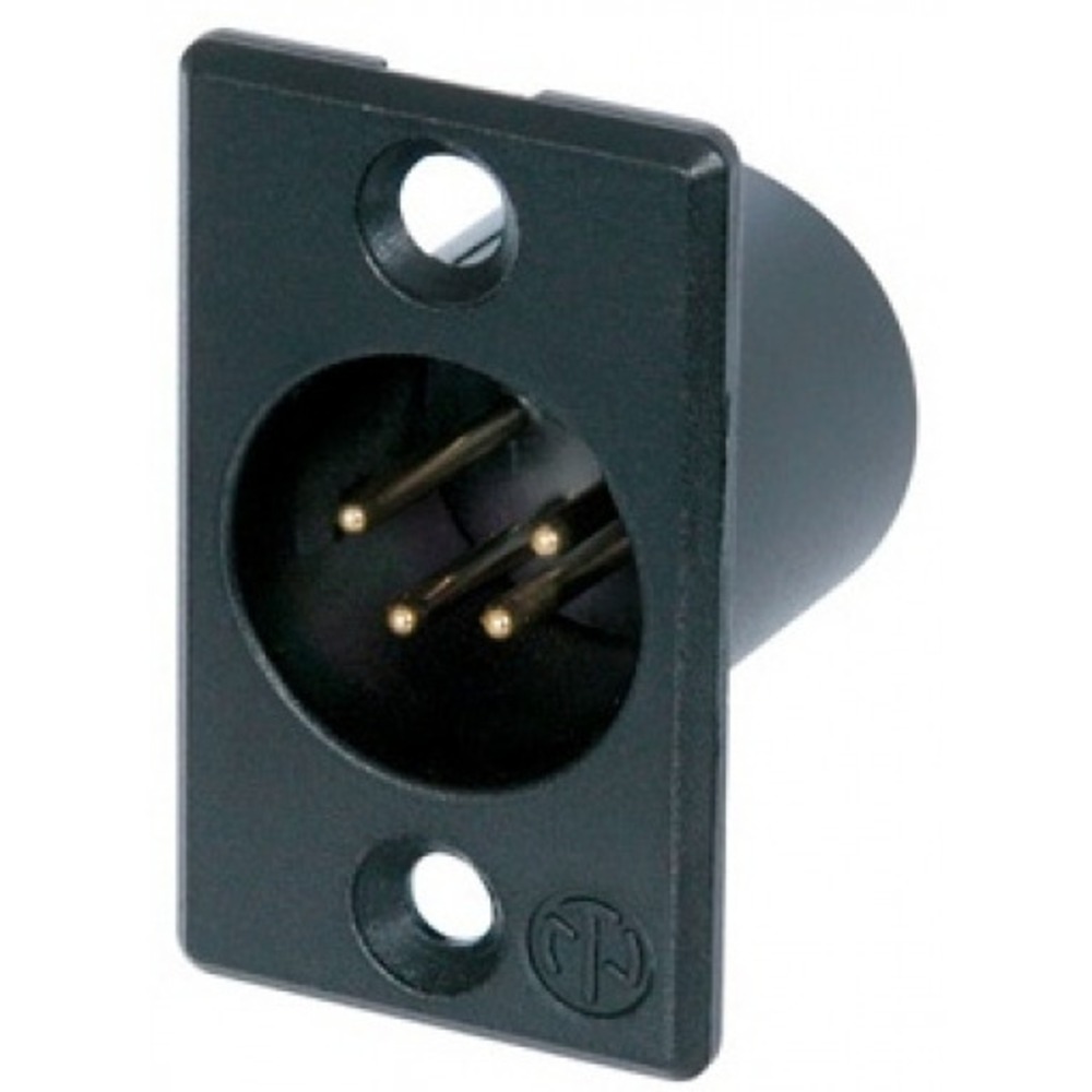 Терминал XLR (Папа) Neutrik NC4MP-B