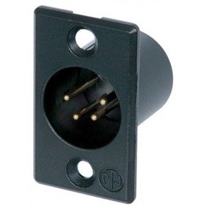 Терминал XLR (Папа) Neutrik NC4MP-B