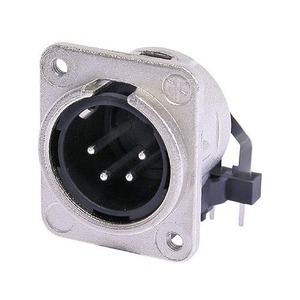 Терминал XLR (Папа) Neutrik NC4MDM3-H-BAG