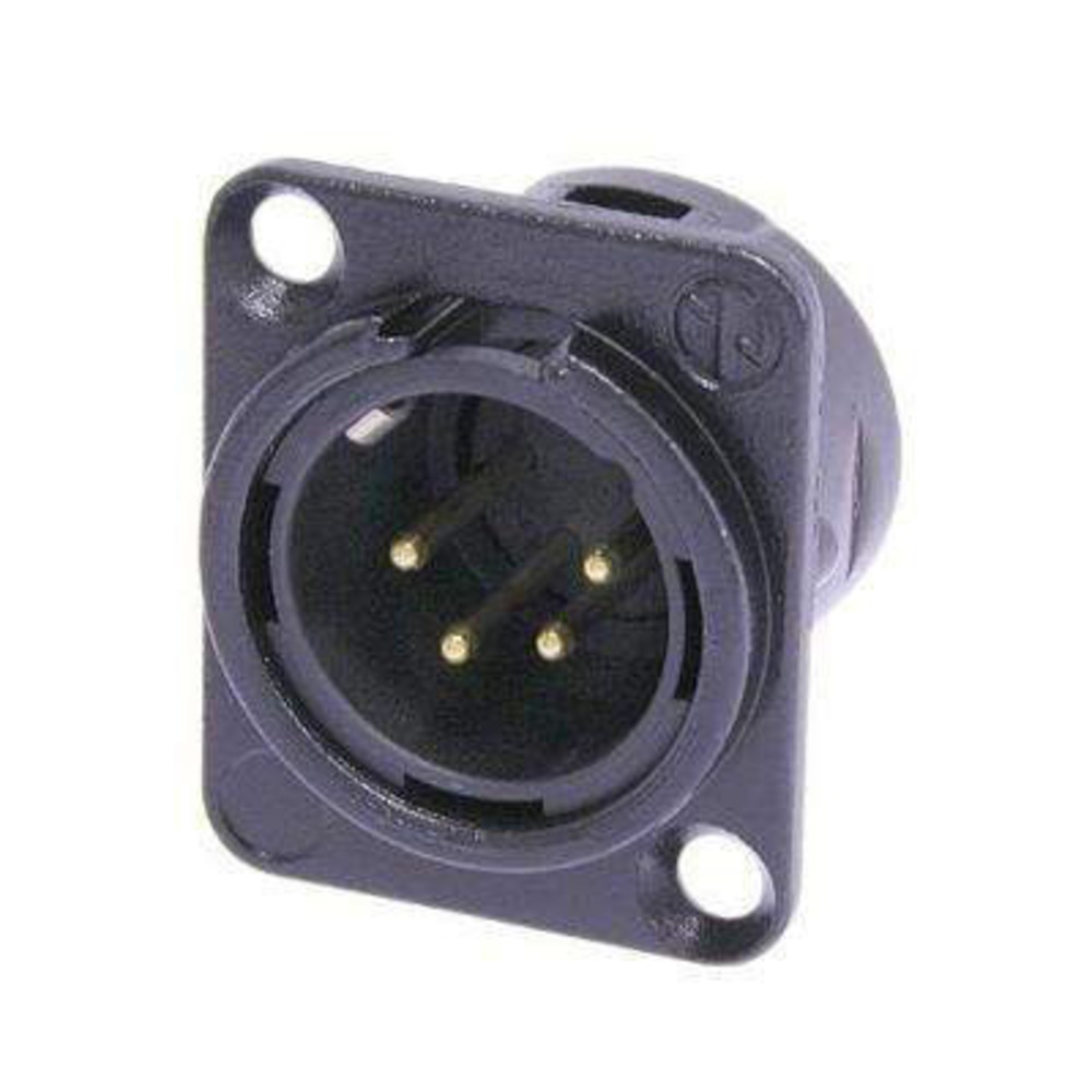 Терминал XLR (Папа) Neutrik NC4MD-L-BAG-1