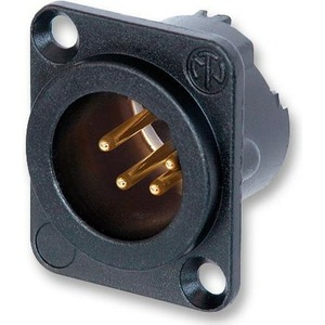 Терминал XLR (Папа) Neutrik NC4MD-LX-B