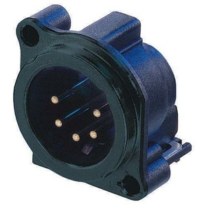 Терминал XLR (Папа) Neutrik NC5MBV-B