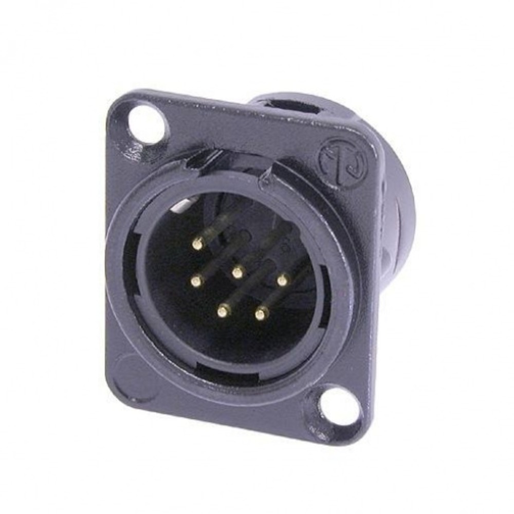 Терминал XLR (Папа) Neutrik NC6MD-L-B-1