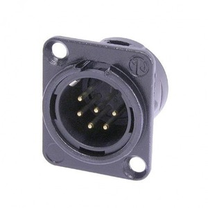 Терминал XLR (Папа) Neutrik NC6MD-L-B-1