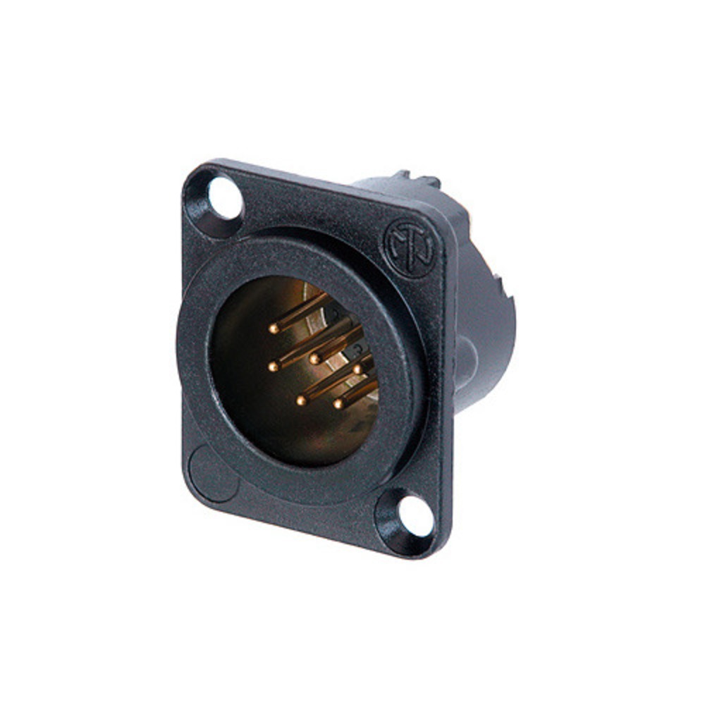 Терминал XLR (Папа) Neutrik NC6MD-LX-B