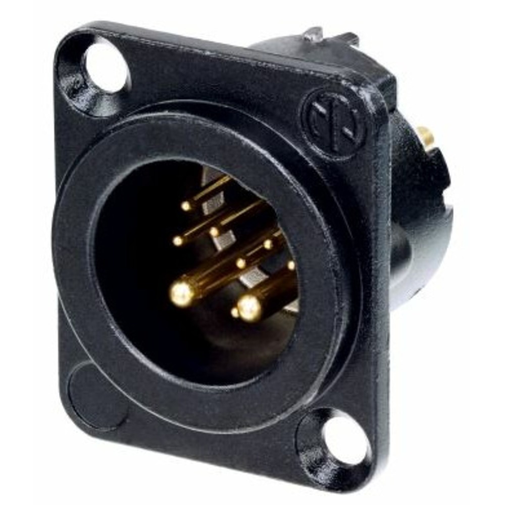 Терминал XLR (Папа) Neutrik NC10MD-LX-B