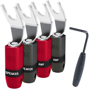 Разъем "Лопатка" Audioquest SureGrip300 Multi-Spade Silver (Set 4)