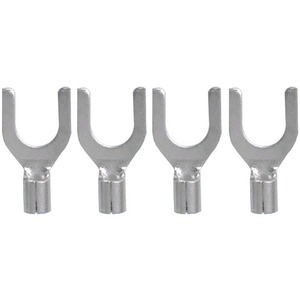 Разъем "Лопатка" Audioquest 1056/S Spade Silver (Set 4)