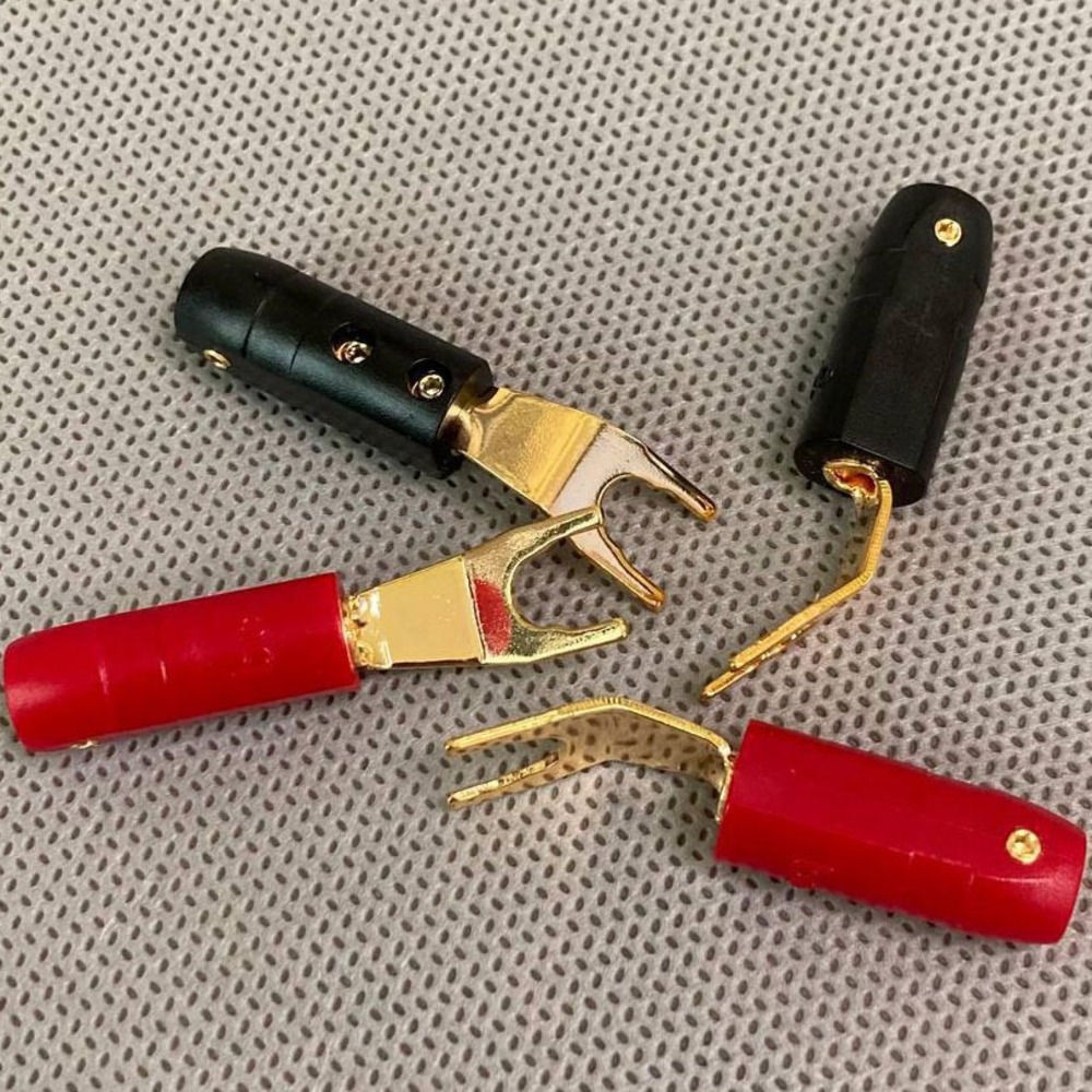 Разъем Лопатка Audioquest SureGrip300 Multi-Spade Gold (Set 4)