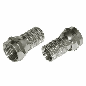 Разъем антенный F-типа Rexant 06-0003-A2 для кабеля RG-59, (2шт.)